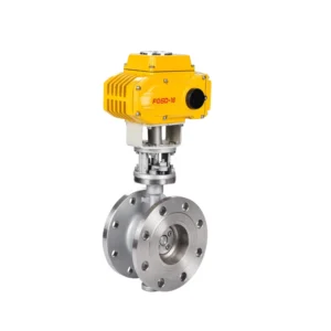 Stainless Steel 304 316 Electric Flanged Hard Seal Butterfly Valve