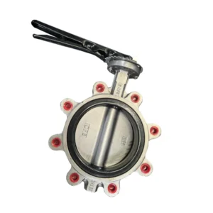 Stainless Steel 304 316 High Performance Butterfly Valve Manual Lug Wafer Type Zero Leakage High Water Oil Gas DN50 DN300