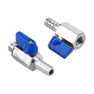 Stainless Steel 304/316 Manual Gas Shut-Off Mini Ball Valve 1/8″ to 1″ NPT/BSPP/BSPT Threads PN63