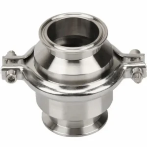 Stainless Steel 304 316L Butterfly Valve One way Three Clip Quick Installation Sanitary Butterfly Valve