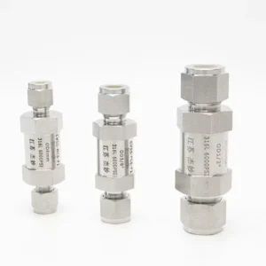 Stainless Steel 304/316L Series One-way Valve Check Valve for Oil Water Gas High Temperatures 6000psi Working