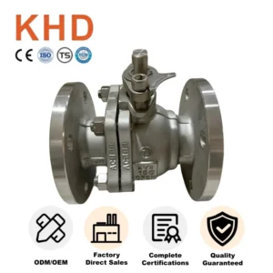 Stainless Steel 304 Flanged Type Ball Valve 316L 2.5in Manual Power Industrial Ball Valve
