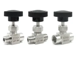 Stainless Steel 304316 Male Thread Integral Bonnet Needle Valve 1/8″ 1/4″ 3/8″ 1/2″ Male Needle Valve Mini Needle Valve
