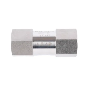 Stainless Steel 316 NPT Female High Pressure High Temperature Check Valve for Instrument Applications