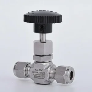 Stainless Steel 316 Needle Valve 6mm 8mm Double Ferrule Tube Fitting SS316 Instrumentation Valve for Lab Gas