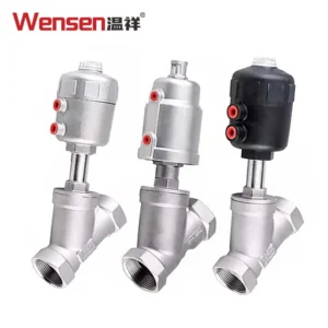 Stainless Steel 316L Pneumatic Angle Seat Valve CE ISO Certified