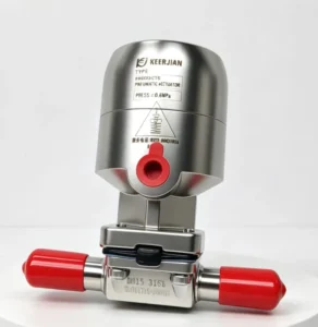 Stainless Steel 316L Pneumatic Diaphragm Valve Sanitary Weld End DN15 1/2 Zero Dead Space EPDM for Biotech CIP SIP Pipeline