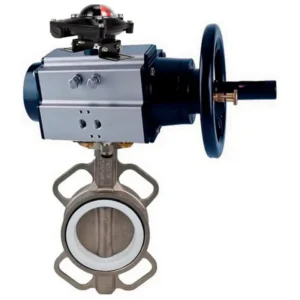 Stainless Steel AISI 316 Butterfly Valve WBV3232N-2W-Fb 16 bar compact flanged manual
