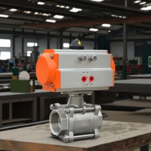 Stainless Steel Ball Valve Pneumatic Threaded Ball Valve