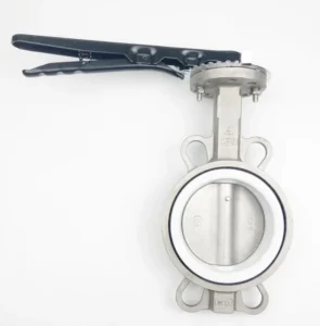 Stainless Steel Butterfly Valve Manual Wafer Connection DN50-DN350 PN10/16 for Water