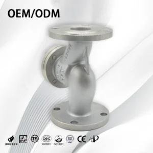 Stainless Steel CF8M Horizontal Corrosion Resistant Shutoff Flange Check Valve For Water