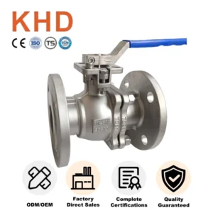 Stainless Steel Flange Manual Pneumatic Ball Valve High-Pressure Industrial Ball Valve for Gas Water Oil