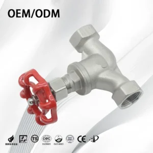 Stainless Steel Industrial DIN Factory Price S-Type Female Screwed Globe Valve for Gases and Liquid