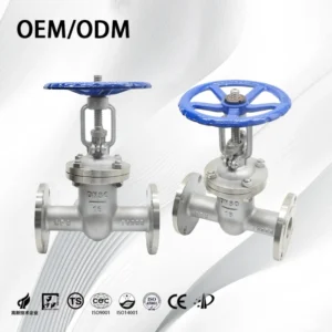Stainless Steel Industrial Highly Accurate Flow Control Manual Flange Gate Valve for Water Treatment