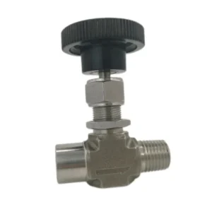 Stainless Steel Integral Bonnet Needle Valve Female X Male Connection High Pressure Manual Shut Off Valve for Air Water Oil Gas