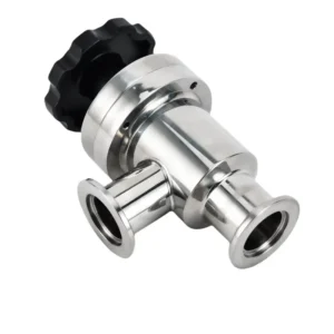 Stainless Steel Manual Angle Valve with Bellow Seal for Gas Media Vacuum Design