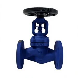 Stainless Steel Manual Bellow Globe Stop Valve PN16 PN25 Flange Type for Oil High Temperature Steam Water Application