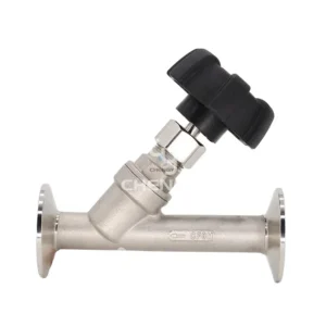 Stainless Steel Manual Clamped Angle Seat Valve with Plastic Actuator
