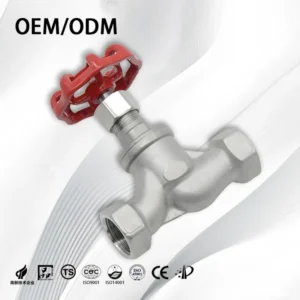 Stainless Steel Manual Globe Control Valve for High Pressure Water Flow 1/2 to 2 NPT BSP Thread