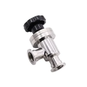 Stainless Steel Manual High Vacuum Angle Valve with KF Flange for Gas