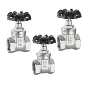 Stainless Steel Medium Pressure Handle Thread Gate Valve DN15-50 Two Way 1/2”-2” BSP Screwed Water Manual Model LS608 3