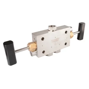 Stainless Steel NPT Threaded SS316 Manual 2 Way General Acid Base Gas Oil Media Instrument Manifold Valves High Pressure