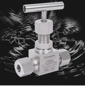 Stainless Steel Needle Valve Fine Threads Precise Adjustment Manual Water Hydraulic Systems