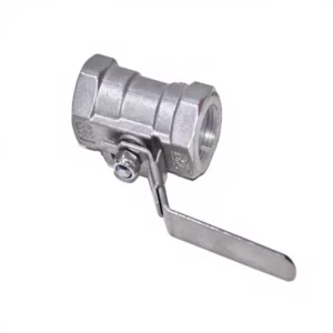 Stainless Steel One-Piece Manual Operated High Temperature Full Port Ball Valve for Industrial Water Oil Gas