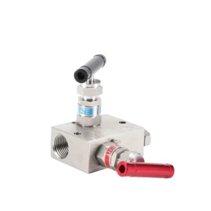 Stainless Steel Precision 2-Way Manifolds with Needle Structure for Gas and Hydraulic Valves
