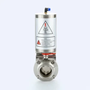 Stainless Steel Quick Release Pneumatic Vertical 1 Inch 2 Inch Butterfly Valve