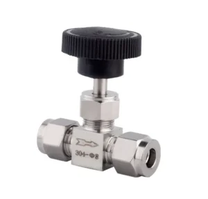 Stainless Steel SS304 Tube 8mm 10mm Thread Crane Needle Valve for Water Gas Oil