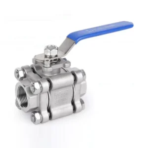 Stainless Steel SUS316L 3PC Manual Base High Pressure Three Piece Normal Temperature Female Thread Handle Ball Valve