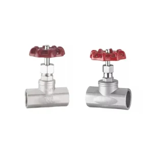 Stainless Steel Screw End Washing Machine Manual Shutoff Structure Water DN25 Shutoff Valves