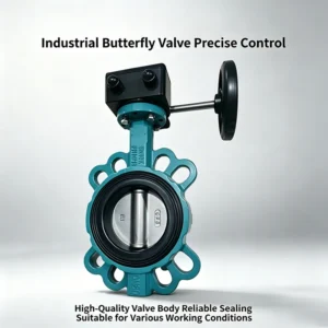 Stainless Steel Seated Butterfly Valve 304 316L Industrial Manual Wafer Flange Type for Water Butterfly Valve