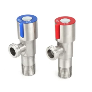 Stainless Steel Slim Water Angle Valve for Bathroom Use
