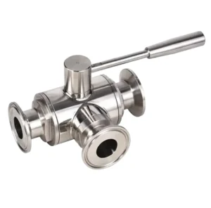 Stainless Steel Three-Piece Flange Ball Valve Corrosion Resistant Manual Power Easy Disassemble