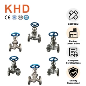 Stainless Steel Water Level Globe Control Valve PN16 DN100 ANSI API Forged Carbon Stainless Steel Flanged Globe Valve