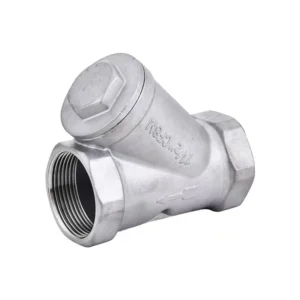 Stainless Steel Y Type Filter 304 316L Wye Strainer NPT 30 200 Mesh for Water Steam 800 PSI Corrosion Resistant Pipeline Filter