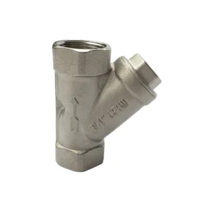 Stainless Steel Y Type Strainer CF8M Threaded Filter Valve Mesh Strainer for Water and Hydraulic Systems