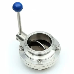 Stainless Steel butterfly Valve Sanitary Grade butterfly Valve