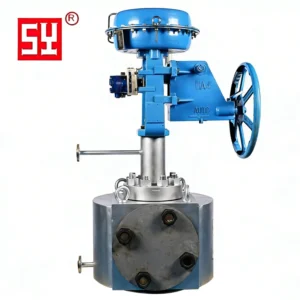 Suyi ODM OEM Angle Seat Valve 18in/20in Flange Insulated High Pressure Pneumatic for Chemical Industry/Petroleum