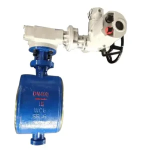 TF D963H Flange WCB Hard Seal Butt Weld Butterfly Valve for Water Medium Electric PN10 16 25