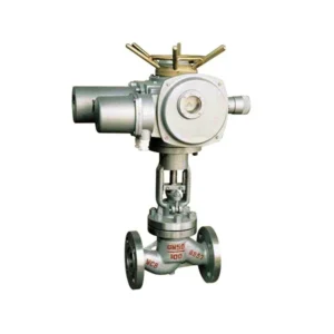 TF J941W Flange WCB Hard Seal Stop Globe Valve for Water Electric PN10 16 25 40 64