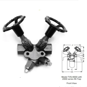 TVS-4000F Universal Stainless Steel Trap Valve Station Multi-Functional Manual Steam Valves Water Drain System General