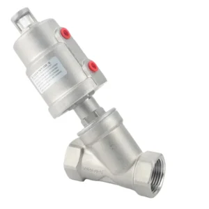Threaded Air Control Pneumatic Stainless Steel CF8M Angle Seat Valve
