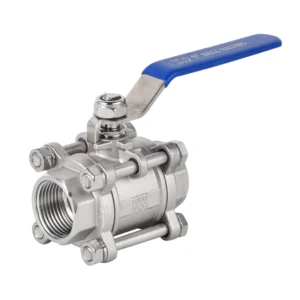 Threaded Manual 3 Piece High Platform Internal Thread Stainless Steel Ball Valve OEM Base General Application Made In China