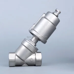 Threaded Stainless Steel Angle Seat Valve Food Grade Valve