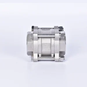 Three Piece 1000psi Vertical Spring Check Valve with Thread End