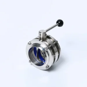 Three Piece Flanged Butterfly Valve For Oil Gas Pipeline Application