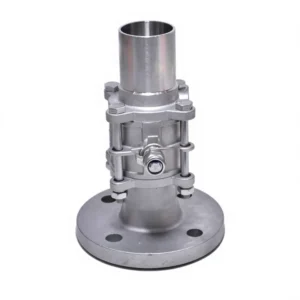 Three-piece Ball Valve Carbon Steel Flange Extended End DN25-DN50 Manual High Pressure General Corrosion Resistant OEM CN;ZHE
